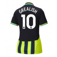 Manchester City Jack Grealish #10 Fotballklær Bortedrakt Dame 2024-25 Kortermet